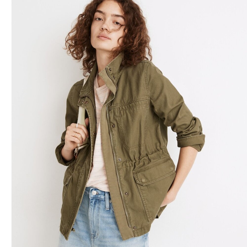 Madewell Dispatch Jacket in Olive – Size XL